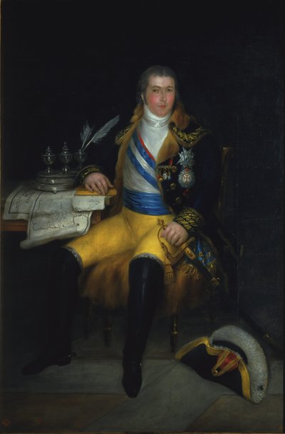 Portret van Don Manuel Godoy door Antonio Carnicero